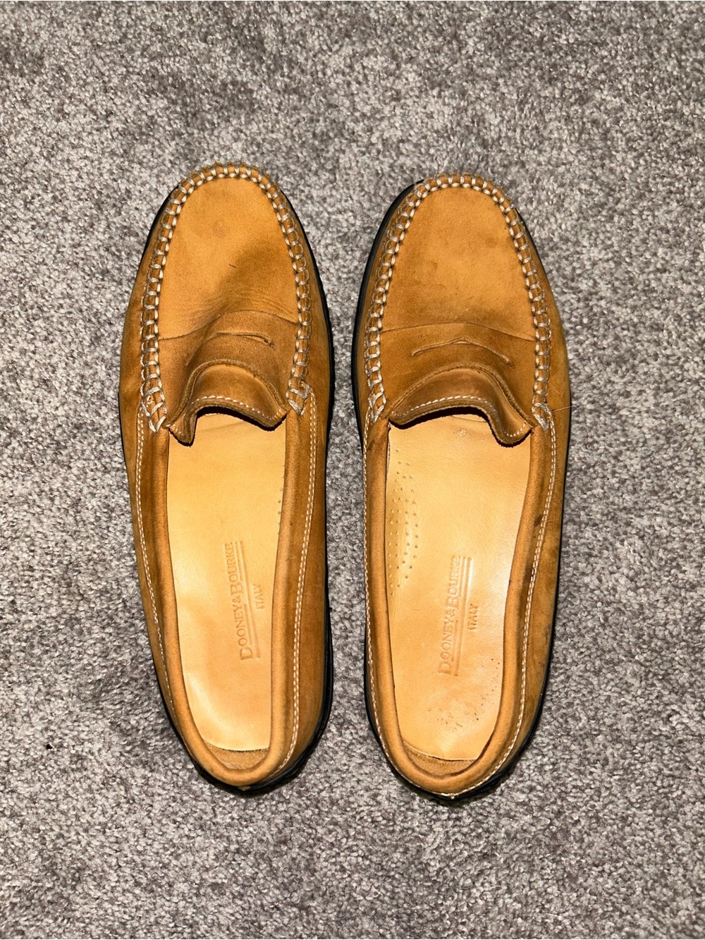 Dooney‎ & Bourke Suede Penny Loafers 7.5